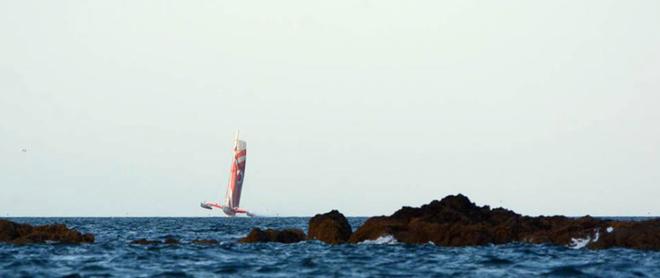 TeamVodafoneSailing at the finish - 2015 PIC Coastal Classic © PIC Coastal Classic http:www.coastalclassic.co.nz